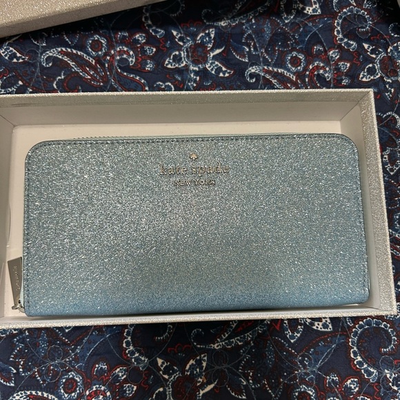 Kate Spade large continental Glitter Clutch - Picture 1 of 8